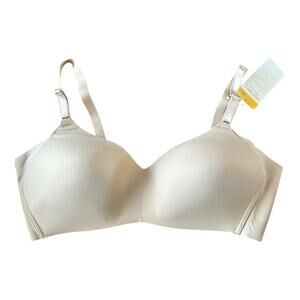Warners wireless lightly lined toasted almond bra 38D